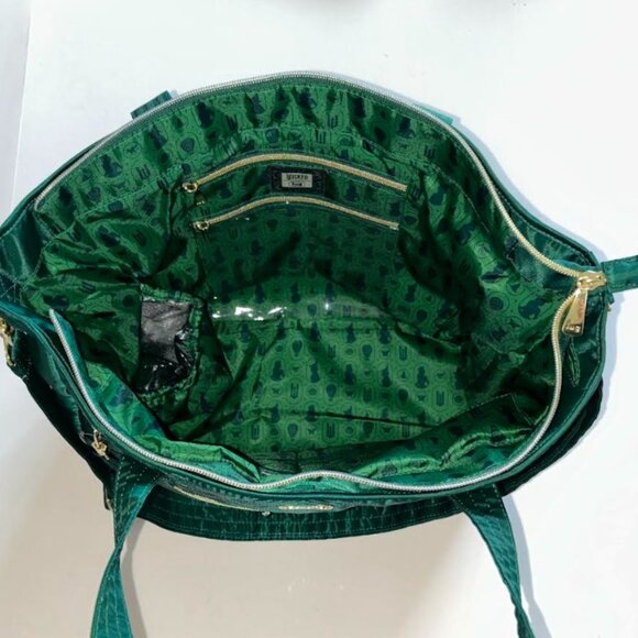 Lug Wicked x Lug Paddle Carry-All Tote Wickedly Green *As Is* - Picture 8 of 14